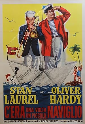 "LAUREL ET HARDY EN CROISIERE (SAPS AT SEA)" Réalisé par Gordon DOUGLAS en 1940 avec Stan LAUREL ...