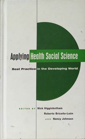 Seller image for Applying Health Social Science for sale by SEATE BOOKS