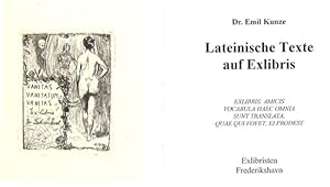 Bild des Verkufers fr Lateinische Texte auf Exlibris. zum Verkauf von Antiquariat Ars Amandi