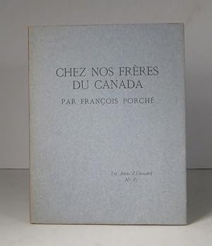 Seller image for Chez nos frères du Canada for sale by Guy de Grosbois