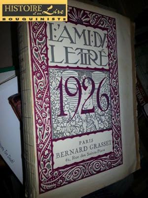 Imagen del vendedor de L'ami du lettr Anne littraire et artistique pour 1926 a la venta por JLG_livres anciens et modernes