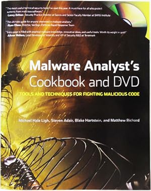 Imagen del vendedor de Malware Analyst's Cookbook and DVD. a la venta por Entelechy Books