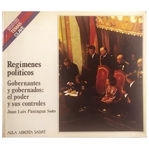 Imagen del vendedor de REGMENES POLTICOS. Gobernantes y gobernados: el poder y sus controles a la venta por LIBRERIA CLIO