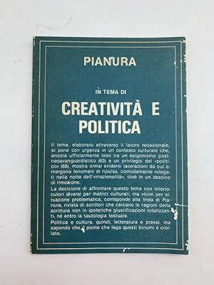 Pianura, n. 3, ottobre 1977. Atti dell'incontro su Creativita' e politica