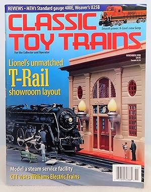 Bild des Verkufers fr Classic Toy Trains November 1998 zum Verkauf von Argyl Houser, Bookseller