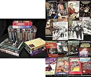 Collection of VHS Tapes featuring Guitar Instruction Several Styles