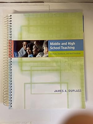 Seller image for Middle and High School Teaching: Methods, Standards, and Best Practices for sale by Chamblin Bookmine