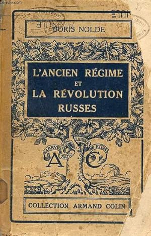 Seller image for L'ancien rgime et la rvolution russes - Collection Armand Colin n104. for sale by Le-Livre