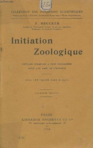 Bild des Verkufers fr Initiation zoologique- Ouvrage tranger  tout programme ddi aux amis de l'enfance zum Verkauf von Le-Livre