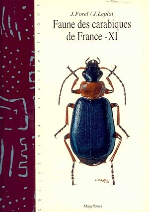 Image du vendeur pour Faune des carabiques de France XI: mis en vente par PEMBERLEY NATURAL HISTORY BOOKS BA, ABA