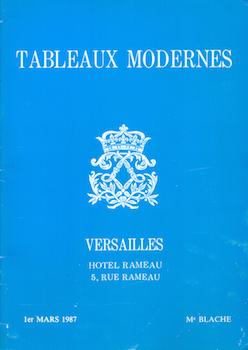 Tableaux Modernes. March 1, 1987. Lots 1-198.