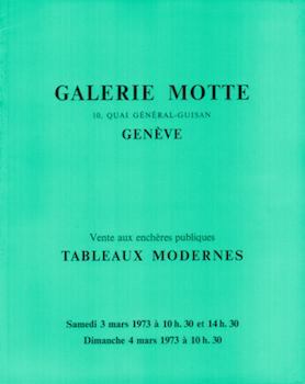 Tableaux Modernes (Lithographies, Gravures de Picasso, Matisse et d'autres) Lots 105-439. March 3...