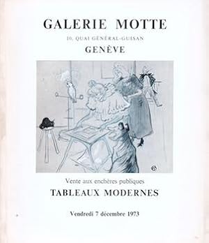 Tableaux Modernes (Dessins, Aquarelles, Gouaches et Huiles de Picasso, Léger, Klee, Modigliani, B...