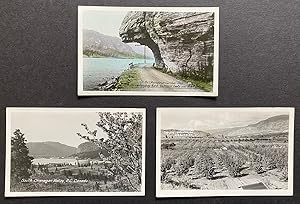 Image du vendeur pour [Hand-Colored RPPC] 3 c. 1930's Real Photo Postcards of the South Okanagan & Oliver, B.C. mis en vente par Harropian Books,  IOBA