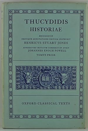 Thucydidis Historiae Tomus Prior recognovit brevique adnotatione critica instruxit Henricus Stuar...