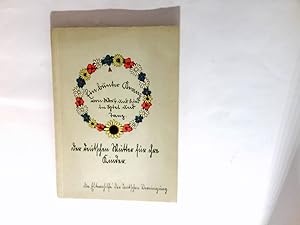 Immagine del venditore per Ein bunter Kranz von Wort und Lied, in Spiel und Tanz : Der dt. Mutter f. ihre Kinder. Die Elternhilfe d. dt. Vereinigung venduto da Antiquariat Buchhandel Daniel Viertel