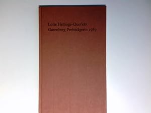 Gutenberg-Preis der Stadt Mainz und der Gutenberg-Gesellschaft verliehen an Lotte Hellinga-Querid...