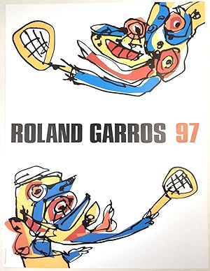 Roland Garros 1997 - (künstlerich gestaltetes Tournier-Plakat)