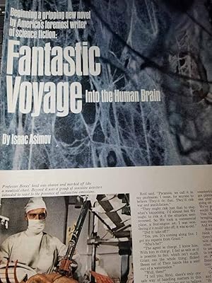 Immagine del venditore per Article: Fantastic Voyage Into the Human Brain, Beginning a Gripping New Novel by America's Foremost Writer of Science Fiction The is the Article Only and Not the Full Journal venduto da Hammonds Antiques & Books