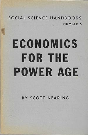 Seller image for Economics for the Power Age: Social Science Handbooks Number 6 for sale by BASEMENT BOOKS