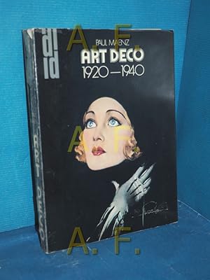 Imagen del vendedor de Art Deco : Formen zwischen 2 Kriegen Paul Maenz / DuMont-Dokumente a la venta por Antiquarische Fundgrube e.U.