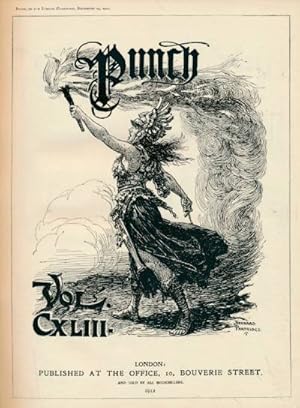 Bild des Verkufers fr Punch, Or the London Charivari. July - December 1912. Volume 143. Maroon cloth cover zum Verkauf von Barter Books Ltd