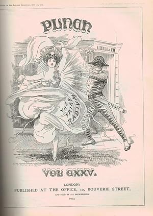 Image du vendeur pour Punch, Or the London Charivari. July - December 1903. Volume 125. Maroon cloth cover mis en vente par Barter Books Ltd