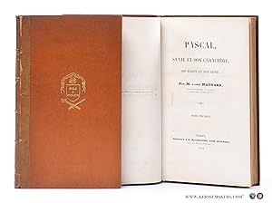 Seller image for Pascal, sa vie et son caractre, ses crits et son gnie. [ 2 volumes ]. for sale by Emile Kerssemakers ILAB