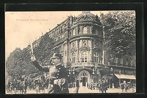 Ansichtskarte Paris, Boulevard des Capucines, Polizei