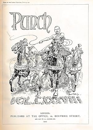 Bild des Verkufers fr Punch, Or the London Charivari. January - June 1910 Volume 138 zum Verkauf von Barter Books Ltd