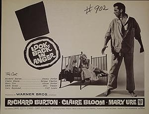 Bild des Verkufers fr Look Back in Anger Synopsis Sheet 1959 Richard Burton, Claire Bloom zum Verkauf von AcornBooksNH