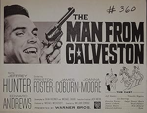 Bild des Verkufers fr The Man From Galveston Synopsis Sheet 1964 Jeffrey Hunter, Preston Foster zum Verkauf von AcornBooksNH