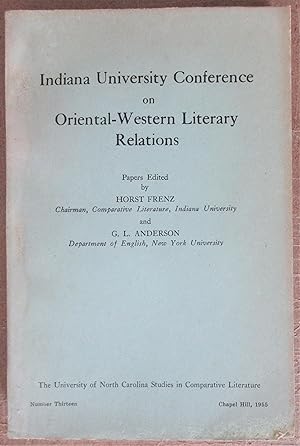 Indiana University Conference on Oriental-Western Literay Relations