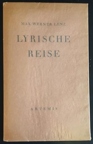 Imagen del vendedor de Lyrische Reise: Gedichte. a la venta por Antiquariat Im Seefeld / Ernst Jetzer