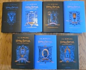 Seller image for Harry Potter Ravenclaw House Editions- Complete Set (Books 1-7) (First UK edition-first printings) for sale by Alpha 2 Omega Books BA