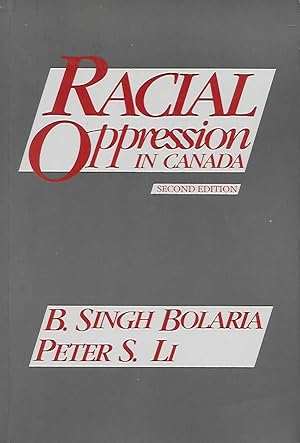 Racial Oppression in Canada