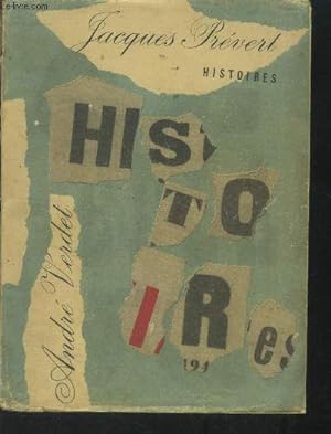 Image du vendeur pour Histoires pomes de Jacques Prvert et Andr Verdet mis en vente par Le-Livre