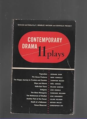 Seller image for CONTEMPORARY DRAMA - 11 PLAYS for sale by The Reading Well Bookstore