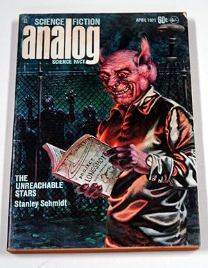 Immagine del venditore per Analog Science Fiction: April 1971 venduto da Preferred Books