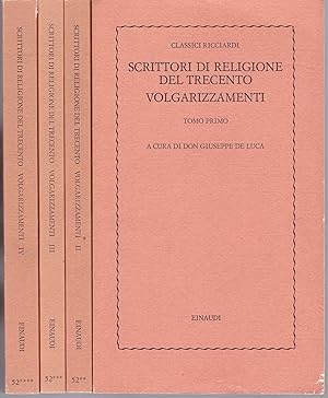 Scrittori di religione del Trecento. Volgarizzamenti. Tomo Primo - Quarto (= Classici Ricciardi, 52)