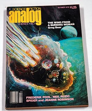 Seller image for ANALOG Science Fiction/ Science Fact: October, Oct. 1978 ("The Wind from a Burning Woman"; "Stardance II") for sale by Preferred Books