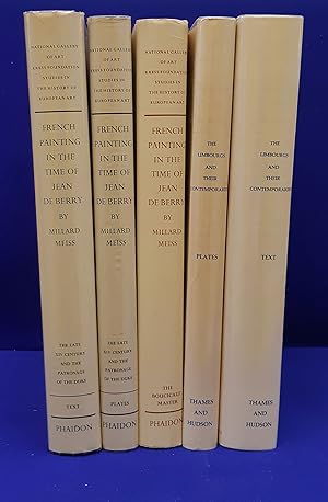 Seller image for French Painting in the Time of Jean de Berry : the Boucicaut Master. [with] The Late Fourteenth century and the Patronage of the Duke [2 vols] [with] The Limbourgs and Their Contemporaries. [ 2 vols] [5 volume set , complete ] for sale by Wykeham Books