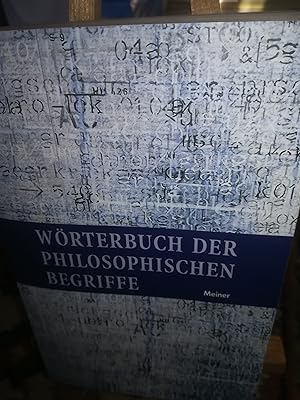 Bild des Verkufers fr Wrterbuch der philosophischen Begriffe zum Verkauf von Verlag Robert Richter