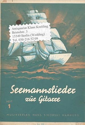 Seemannslieder zur Gitarre - Heft 1