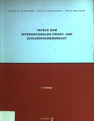 Seller image for Tafeln zum internationalen Privat- und Zivilverfahrensrecht. for sale by books4less (Versandantiquariat Petra Gros GmbH & Co. KG)