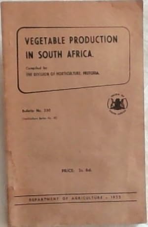 Bild des Verkufers fr Vegetable Production in South Africa. Bulletin No. 330 zum Verkauf von Chapter 1