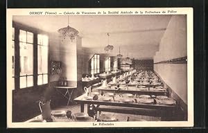 Immagine del venditore per Carte postale Ormoy, Colonie de Vacances de la Socit Amicale de la Prfecture de Police - Le Rfectoire venduto da Bartko-Reher