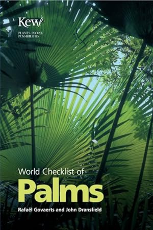 Immagine del venditore per World Checklist of Palms venduto da GreatBookPrices