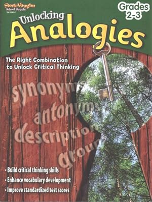 Image du vendeur pour Unlocking Analogies, Grade 2-3 mis en vente par GreatBookPrices