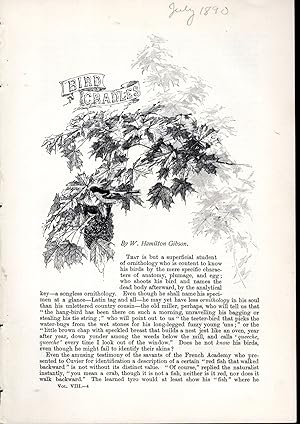 Immagine del venditore per PRINT: "Bird Cradles".article Disbound from Scribner's Magazine, Vol. VIII, No 4, July, 1890, venduto da Dorley House Books, Inc.